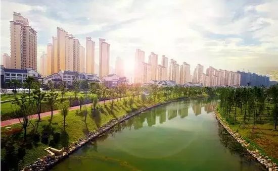 东津唐白河景观